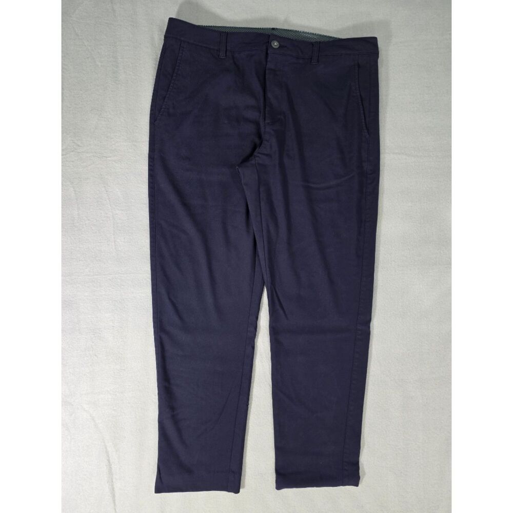 FootJoy Mens 36x30 Navy Blue ThermoSeries Stretch Golf Pants Trousers 28189